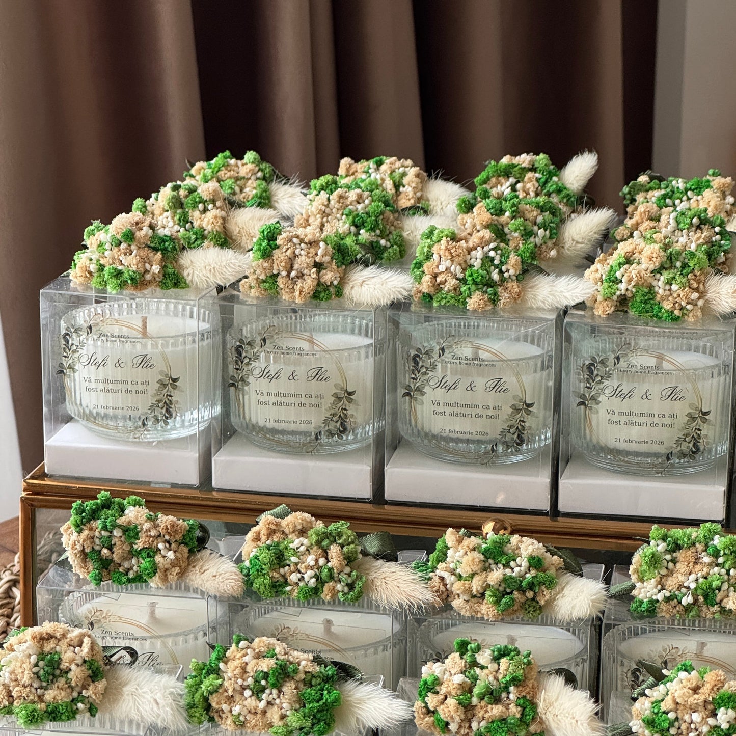 Marturii Buchețel de flori | Lumanari parfumate