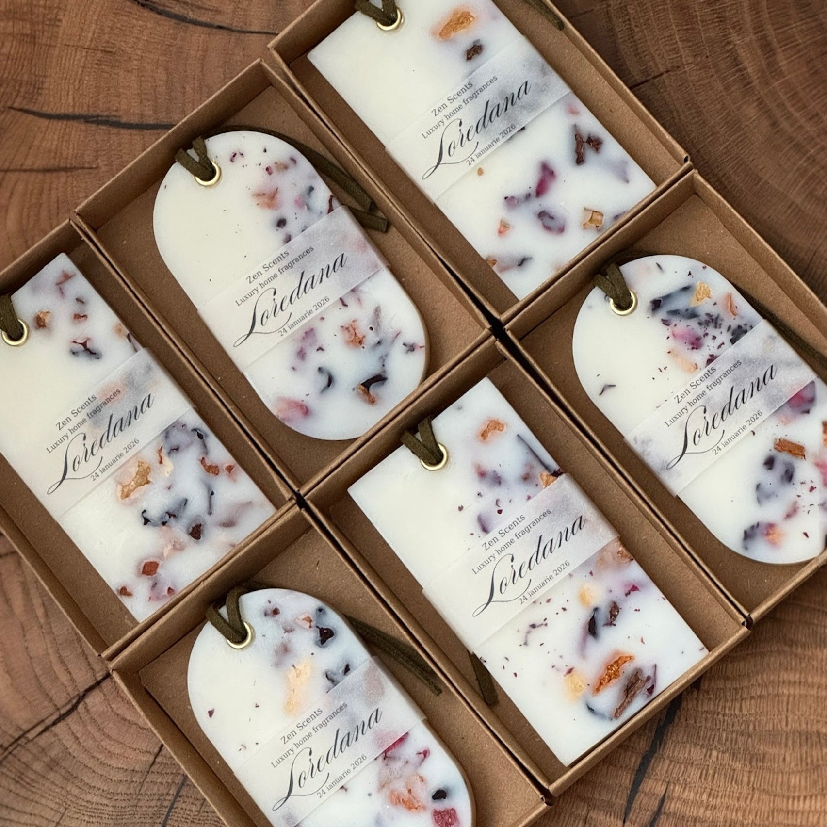 Mărturii odorizant pentru dulap personalizat pentru botez și nuntă