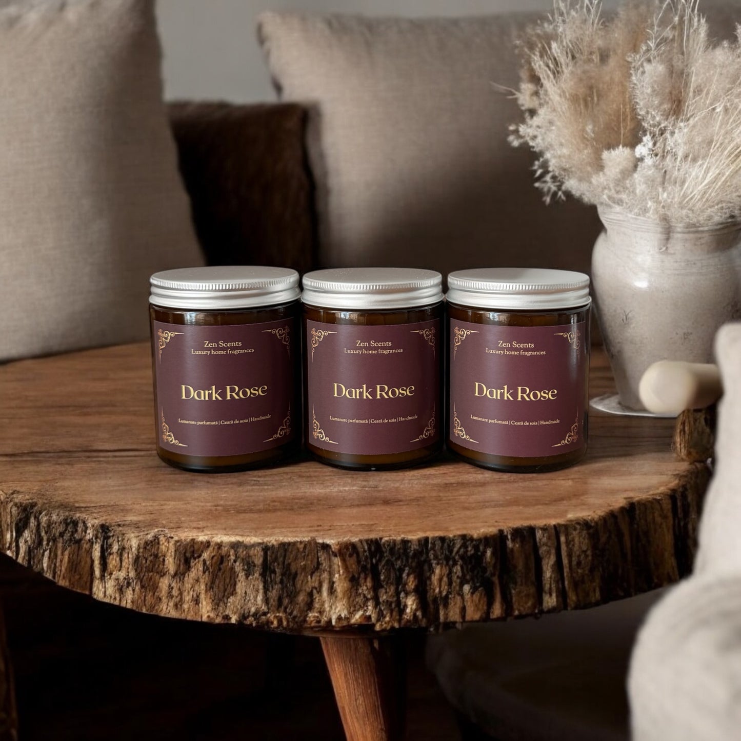 Lumânare parfumată | Dark Rose 140 gr