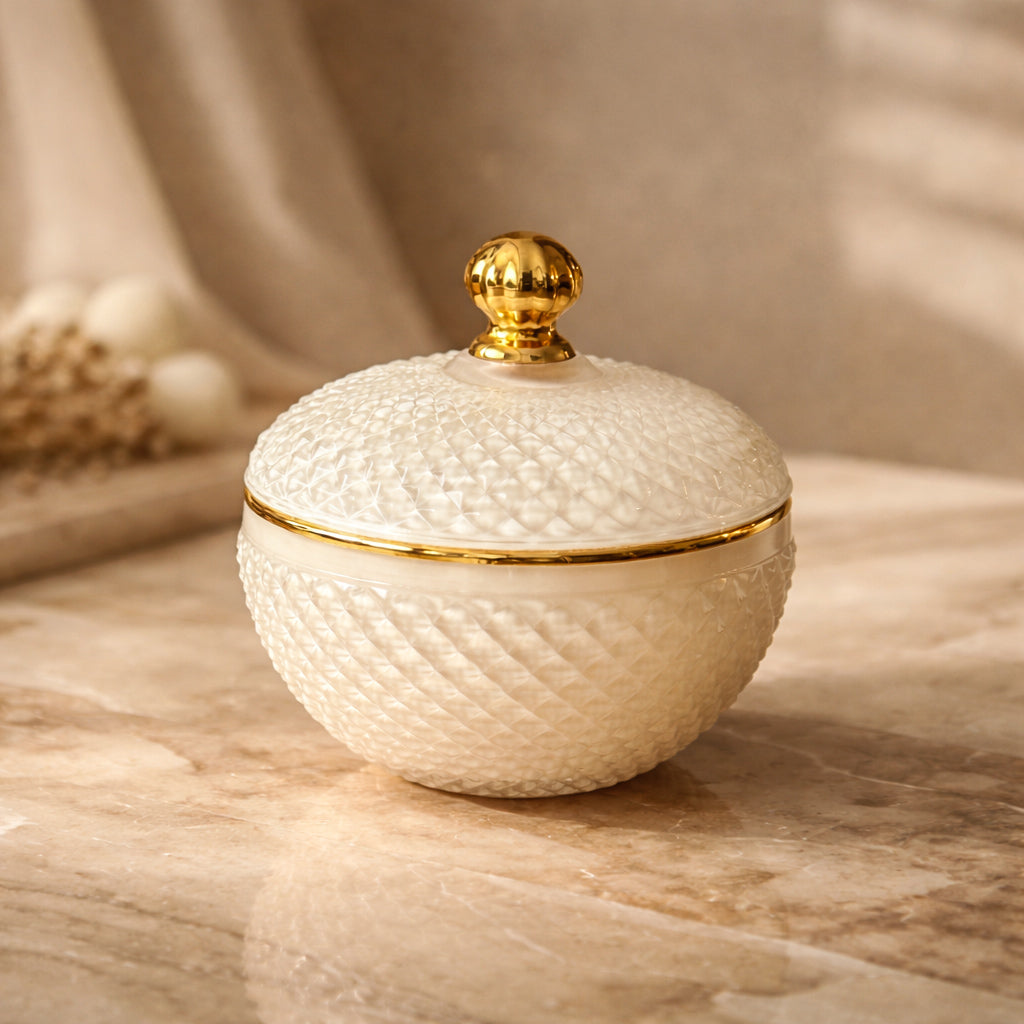 Lumanare parfumata Queen | Crem 350 gr