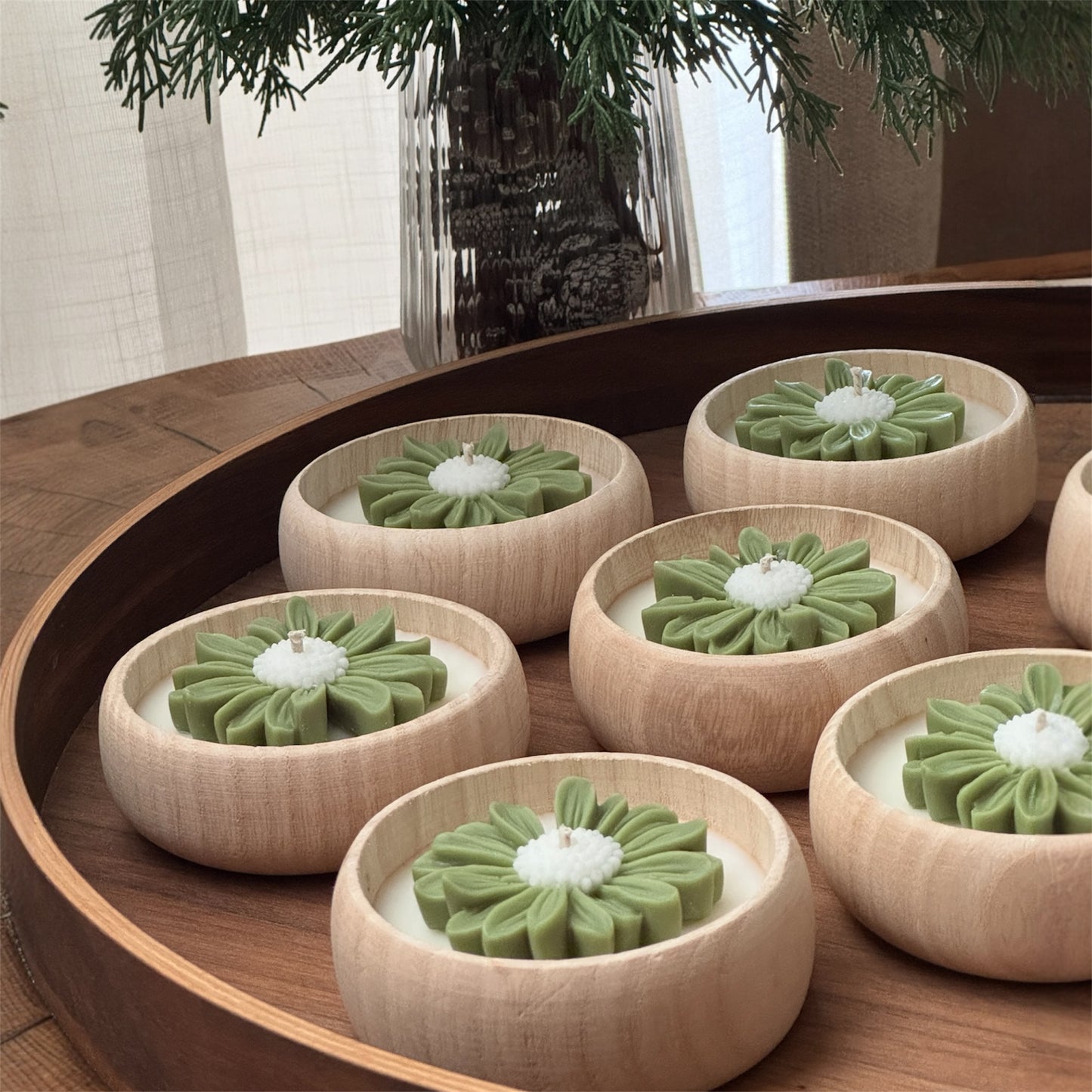 Mărturii Vas din lemn | Lumanari parfumate